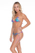 Luli Fama Sunburst Wavey Ruched Back Braz T/S